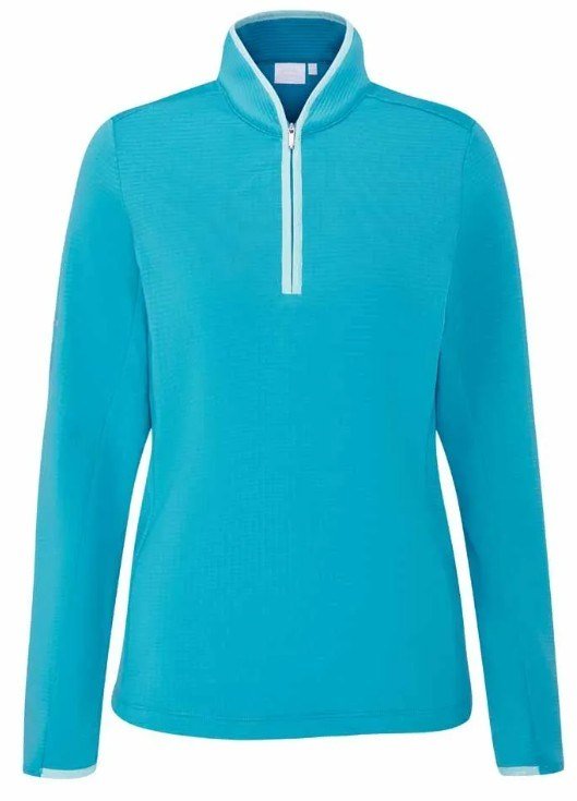 PING Abigale Fleece dámska mikina, tyrkysová