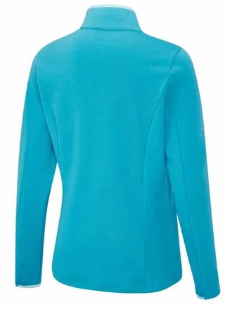 PING Abigale Fleece dámska mikina, tyrkysová