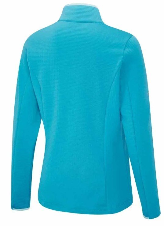 PING Abigale Fleece dámska mikina, tyrkysová
