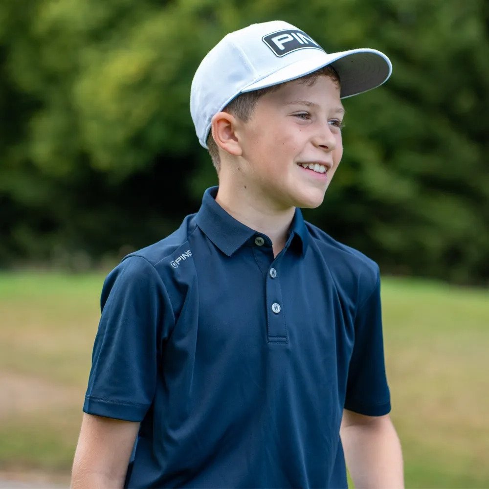 PING Lindum Junior detské polo, navy