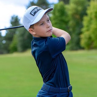 PING Lindum Junior detské polo, navy
