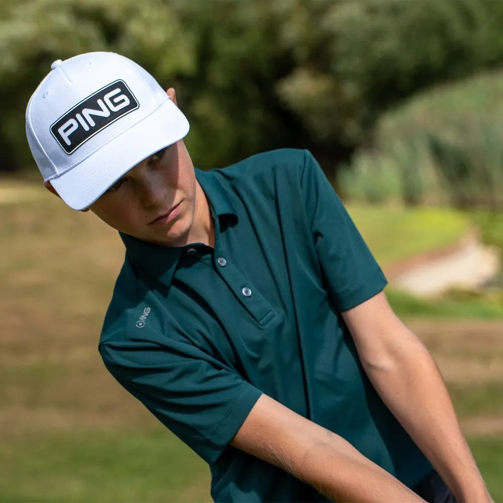 PING Lindum Junior detské polo, pine