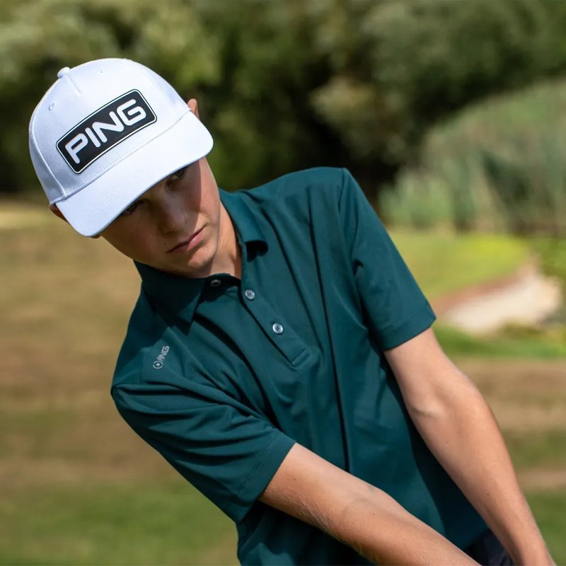 PING Lindum Junior detské polo, pine