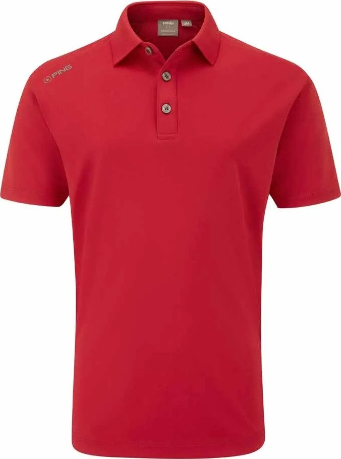PING Lindum Junior detské polo, rich red