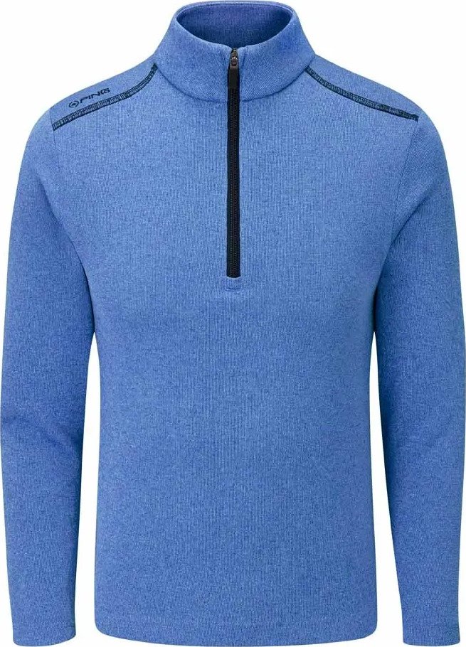 PING Ramsey Junior mikina, Snorkel Blue Marl