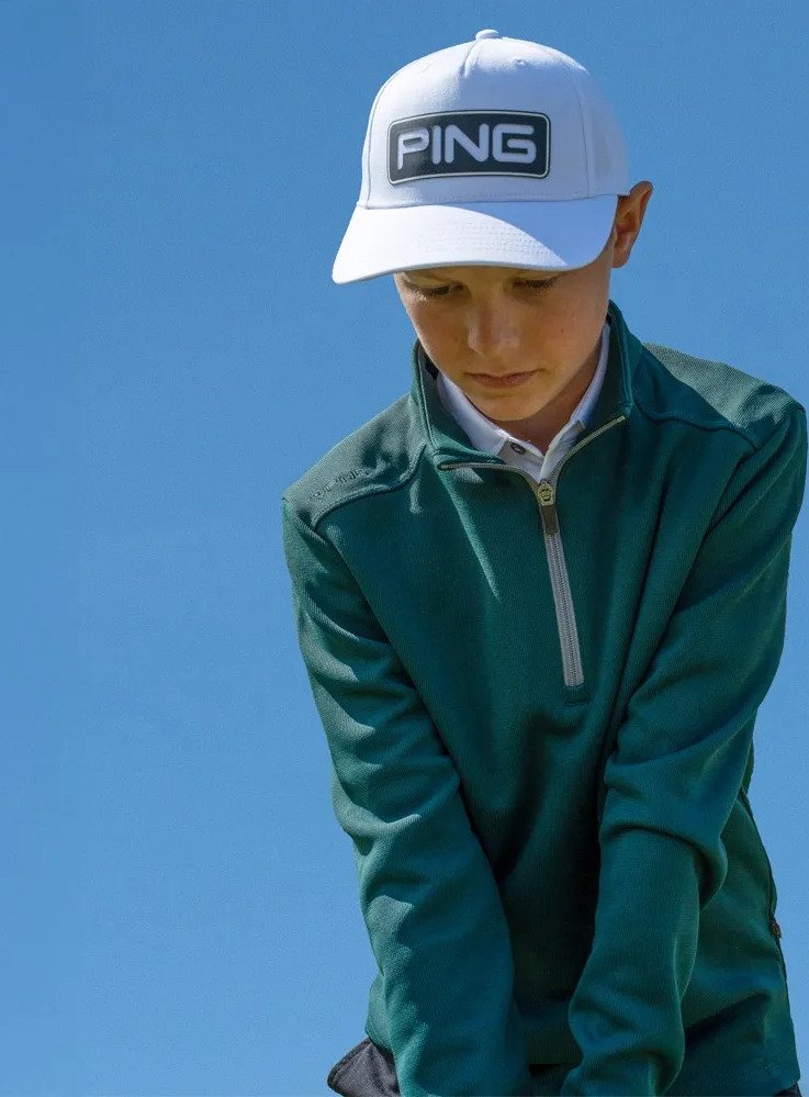 PING Ramsey Junior detská mikina, pine
