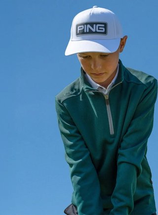 PING Ramsey Junior detská mikina, pine