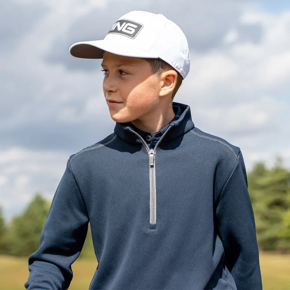 PING Ramsey Junior detská mikina, navy