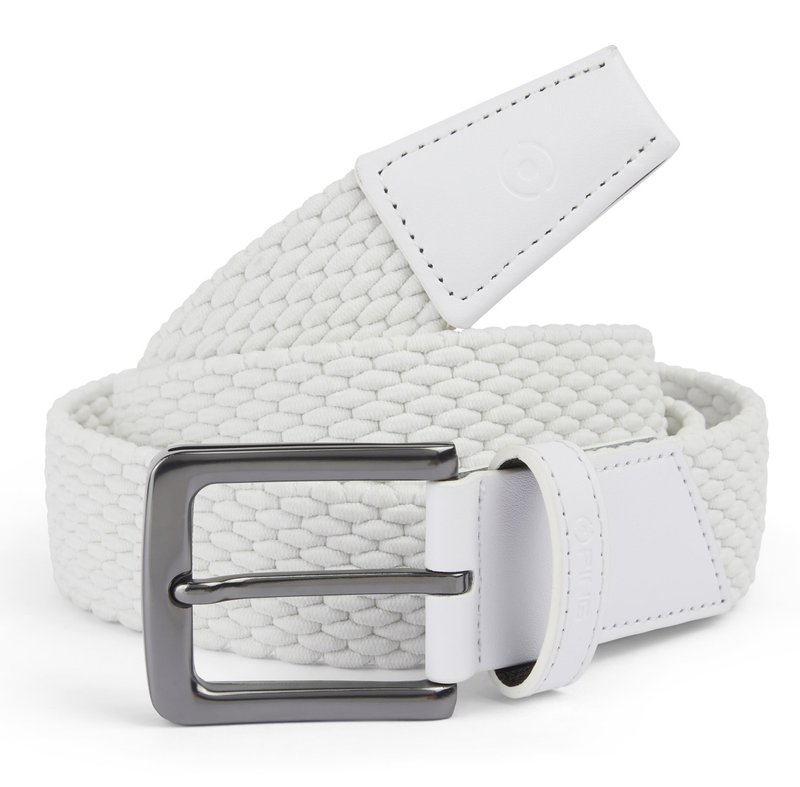PING Stretch Webbing pánsky opasok, biely