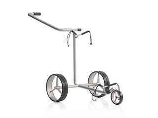 JuStar Silver 3-Wheeled tlačný vozík, titanium silver