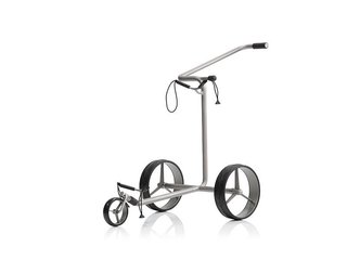 JuStar Silver 3-Wheeled tlačný vozík, titanium silver