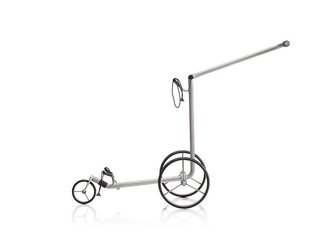 JuStar Silver 3-Wheeled tlačný vozík, titanium silver