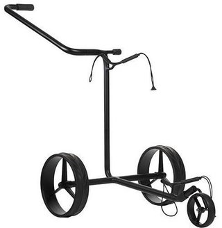JuStar Black 3-Wheeled tlačný vozík, čierny
