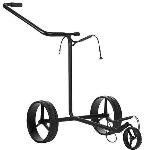 JuStar Black 3-Wheeled tlačný vozík, čierny