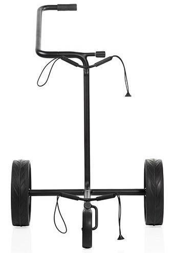JuStar Black 3-Wheeled tlačný vozík, čierny