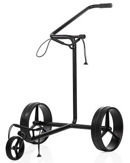 JuStar Black 3-Wheeled tlačný vozík, čierny