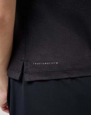 Travis Mathew Skyloft Light dámske polo, heather black