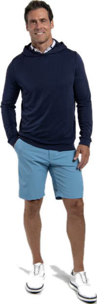 KJUS Kallen Hooded pánska mikina, atlanta blue