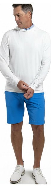 KJUS Kallen Hooded Midlayer pánska mikina, biela