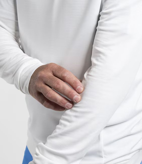 KJUS Kallen Hooded Midlayer pánska mikina, biela