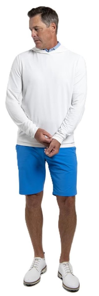 KJUS Kallen Hooded Midlayer pánska mikina, biela