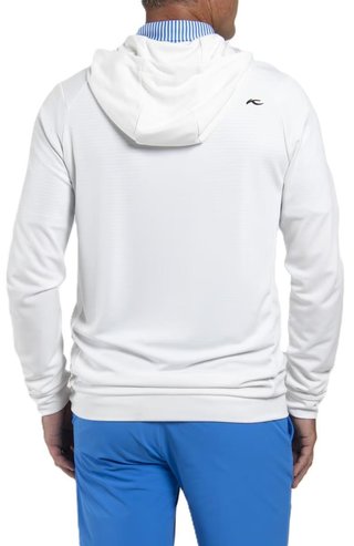KJUS Kallen Hooded Midlayer pánska mikina, biela