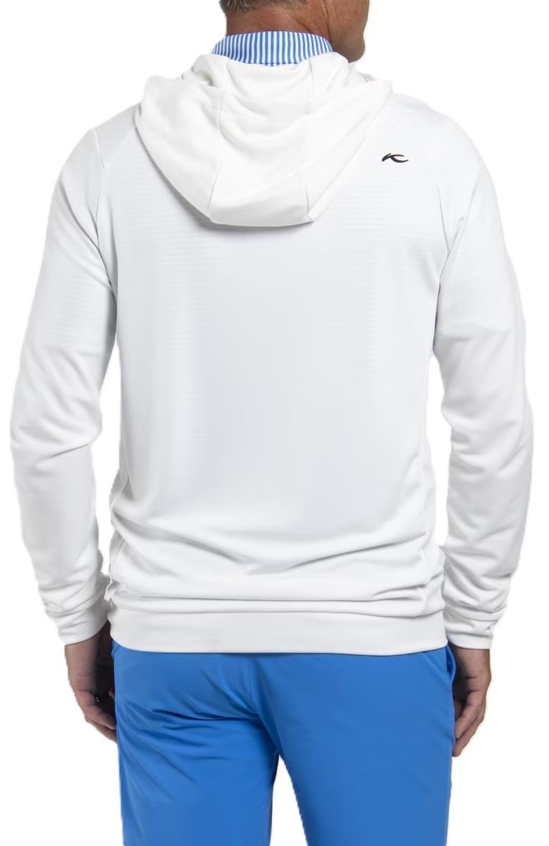 KJUS Kallen Hooded Midlayer pánska mikina, biela