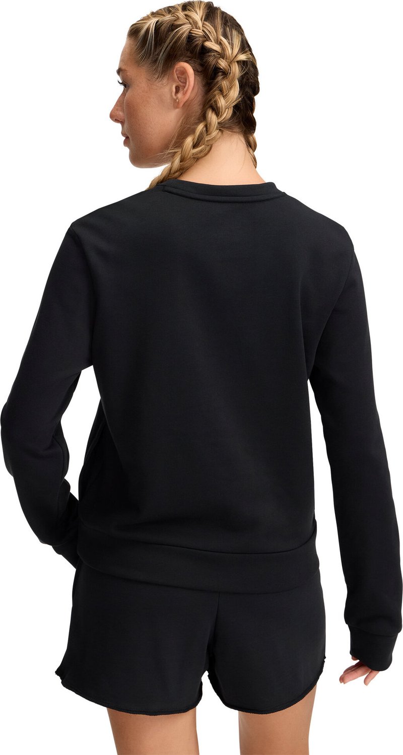 Under Armour Rival Terry Crew dámska mikina, čierna