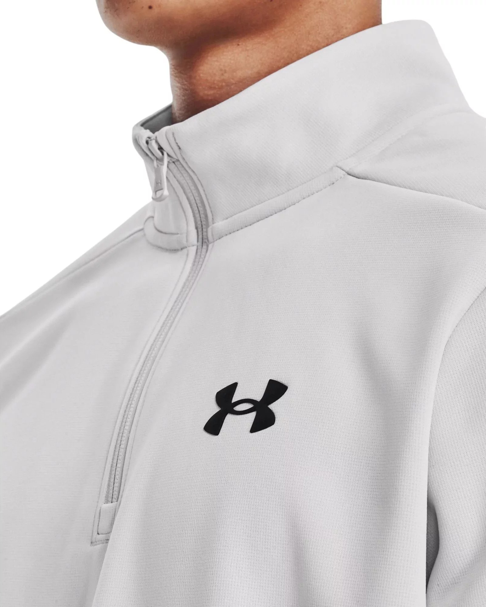 Under Armour Fleece 1/4 Zip pánska mikina, halo gray