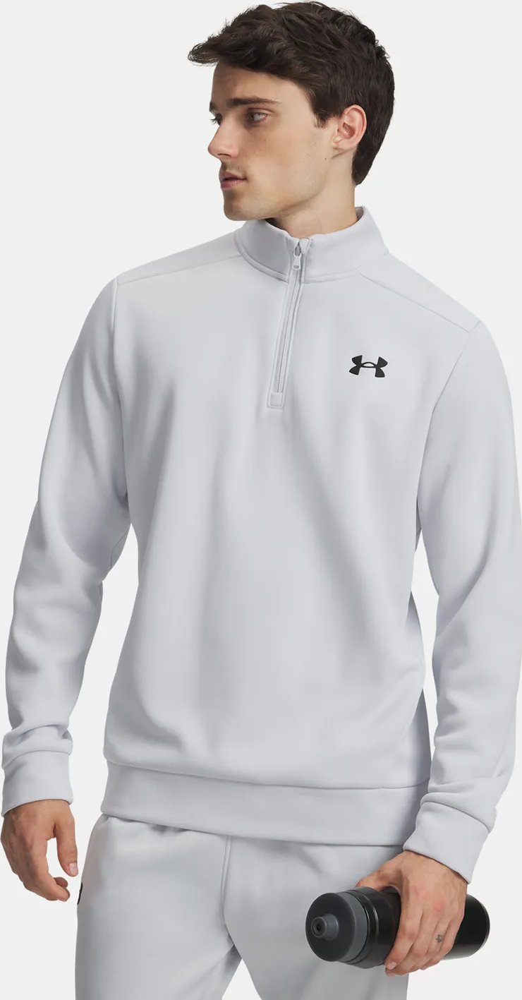 Under Armour Fleece 1/4 Zip pánska mikina, halo gray