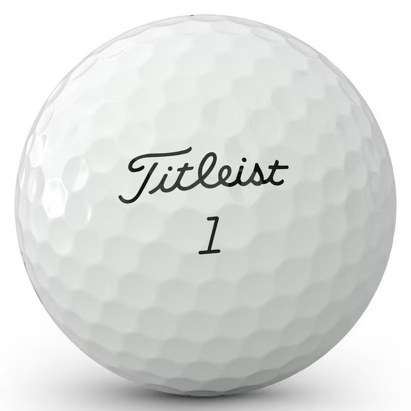 Titleist Pro V1 golfové loptičky, text čierna, štandardné číslovanie 1-4, Text: X - 3 loptičky