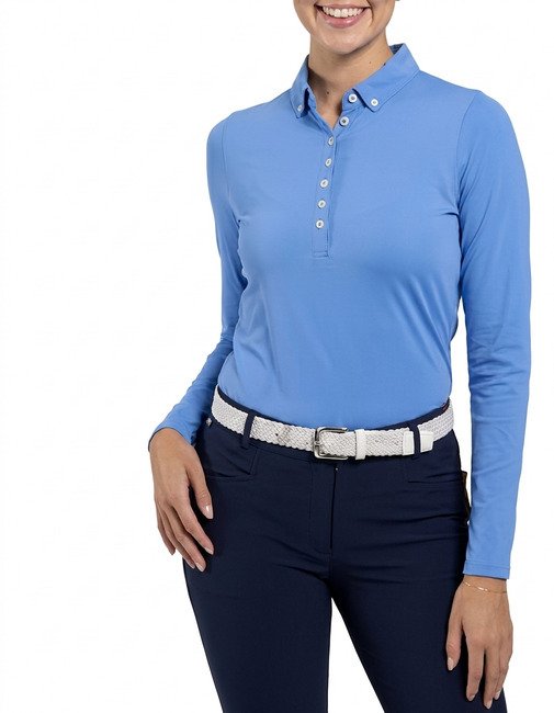 KJUS Catalina Cool longsleeve dámske polo, yonder