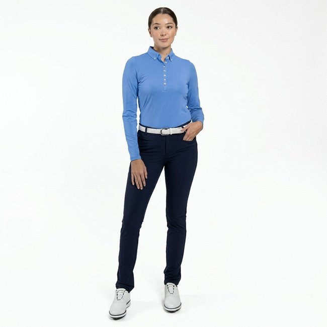 KJUS Catalina Cool longsleeve dámske polo, yonder