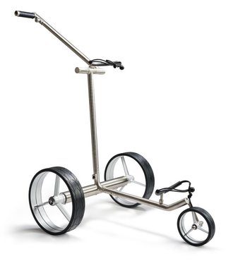 Davies Caddy Premium L elektrický vozík, čierna/šedé kolesá