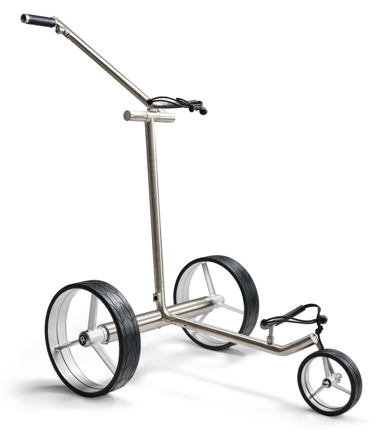 Davies Caddy Premium L Brush elektrický vozík, strieborný