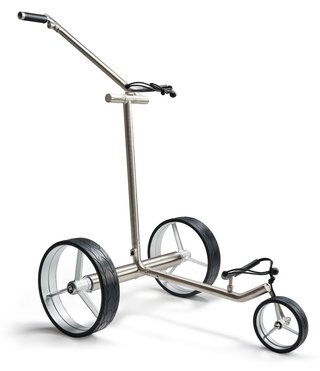 Davies Caddy Premium L Brush elektrický vozík, strieborný