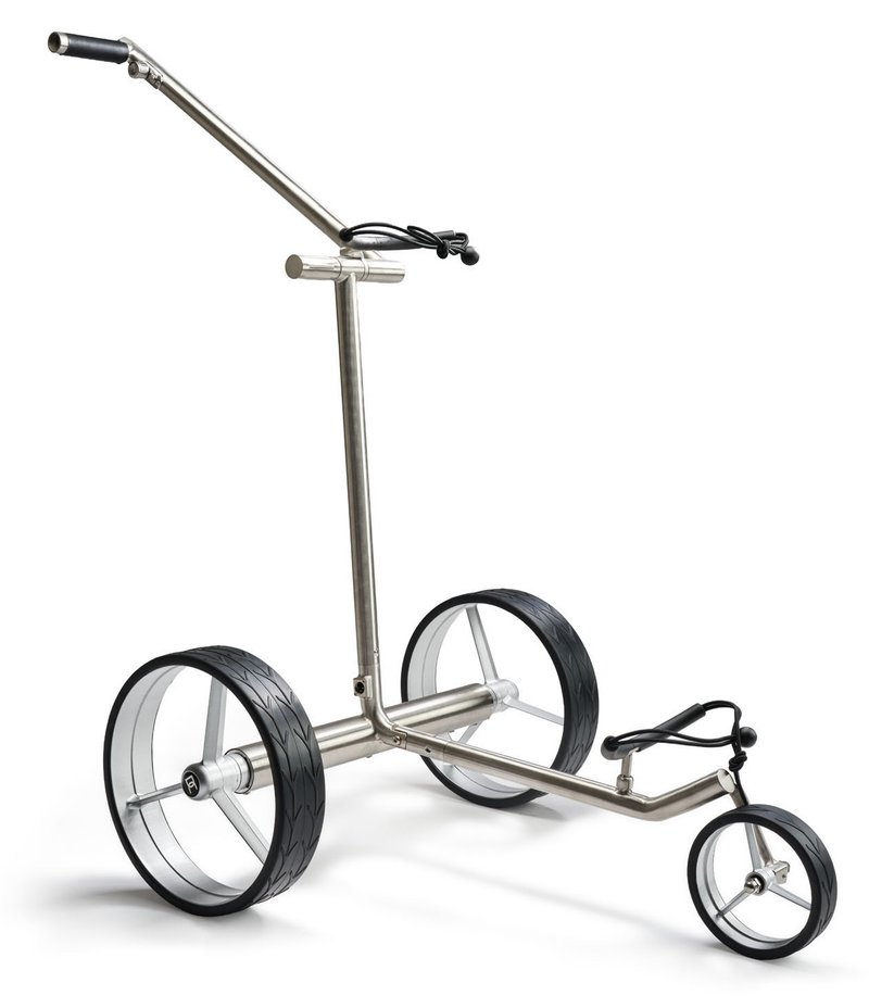 Davies Caddy Premium L Brush elektrický vozík, strieborný