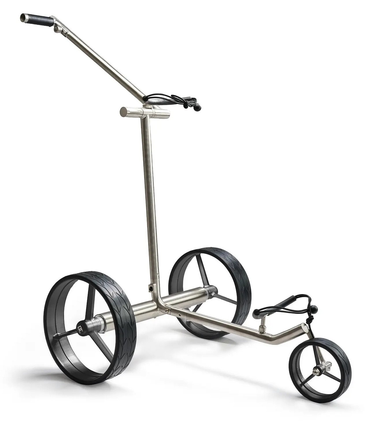Davies Caddy Premium L Brush elektrický vozík, strieborný