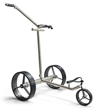 Davies Caddy Premium L Brush elektrický vozík, strieborný
