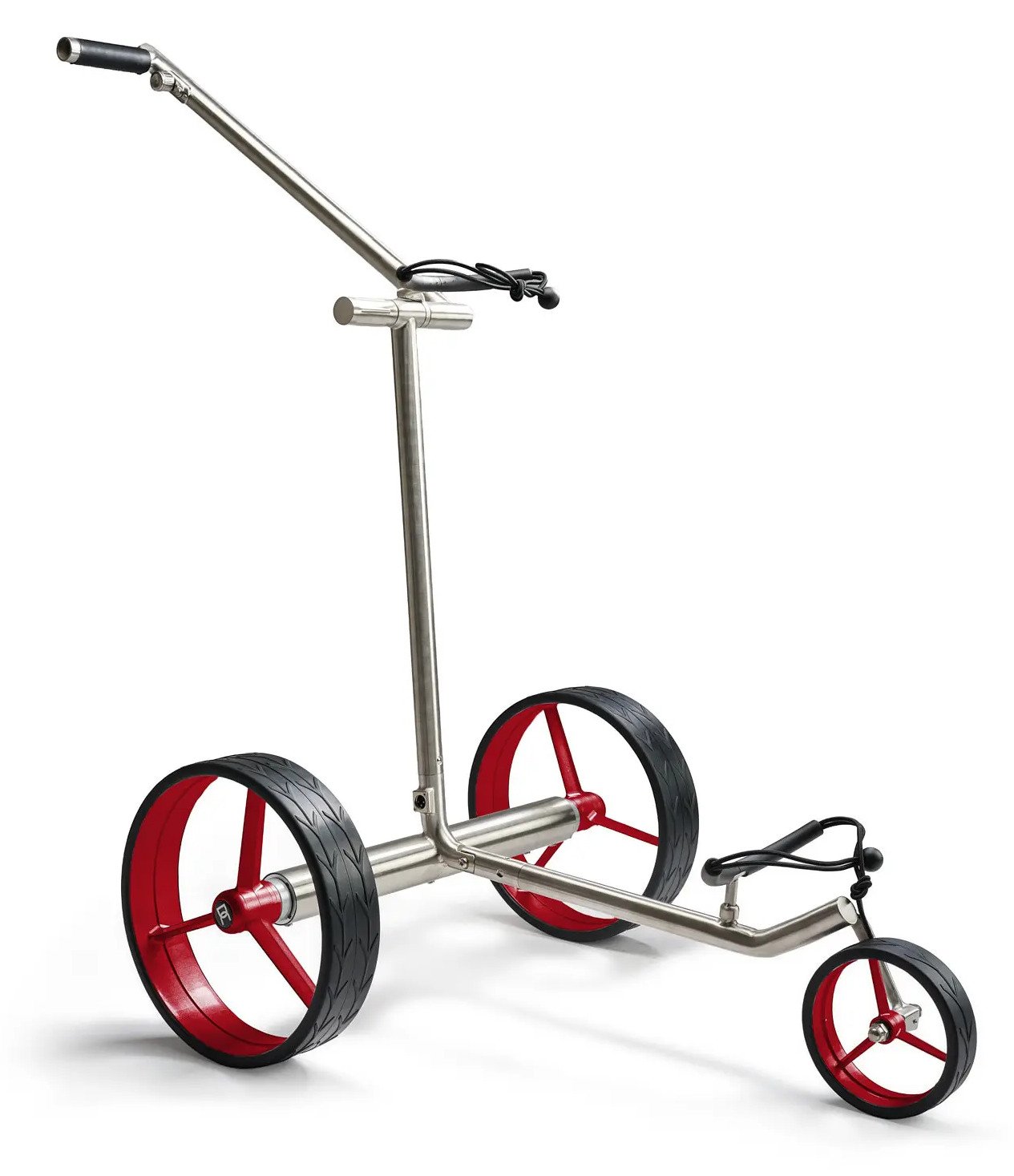 Davies Caddy Premium L Brush elektrický vozík, strieborný