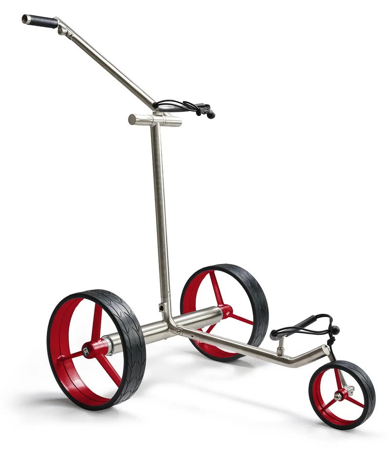 Davies Caddy Premium L Brush elektrický vozík, strieborný