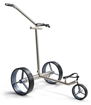 Davies Caddy Premium L Brush elektrický vozík, strieborný