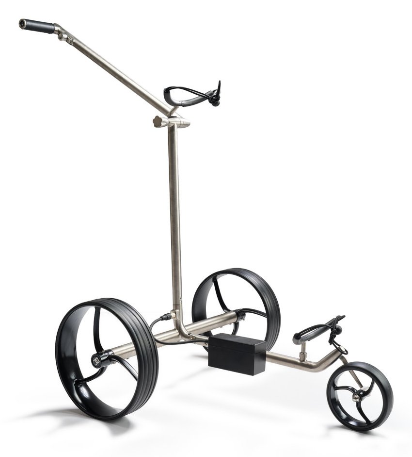 Davies Caddy Titan elektrický vozík, šedá/čierne kolesá
