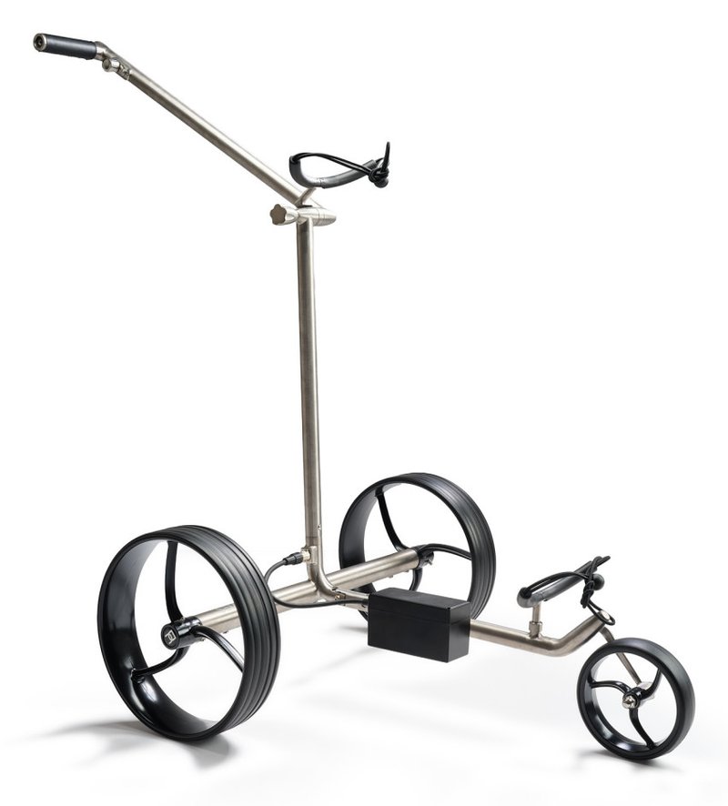 Davies Caddy Titan elektrický vozík, šedá/čierne kolesá