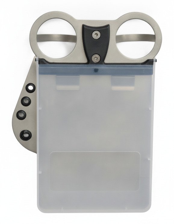 Davies Caddy score card holder, Titan (plastic cover), titanový