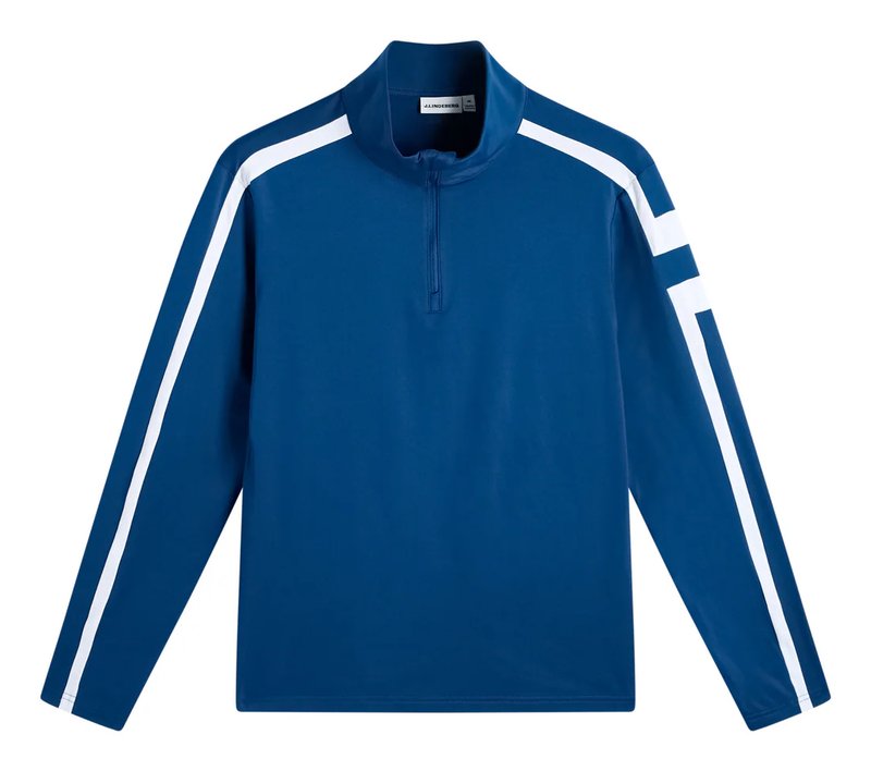 J.Lindeberg Keaton Quarter Zip pánska mikina, Estate Blue