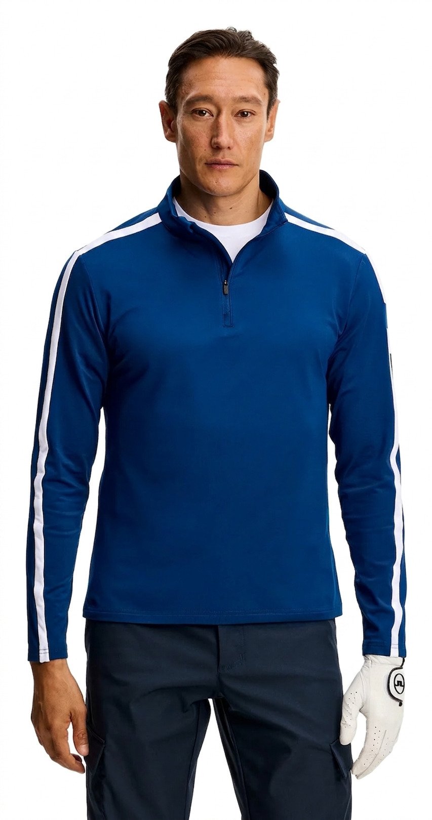 J.Lindeberg Keaton Quarter Zip pánska mikina, Estate Blue