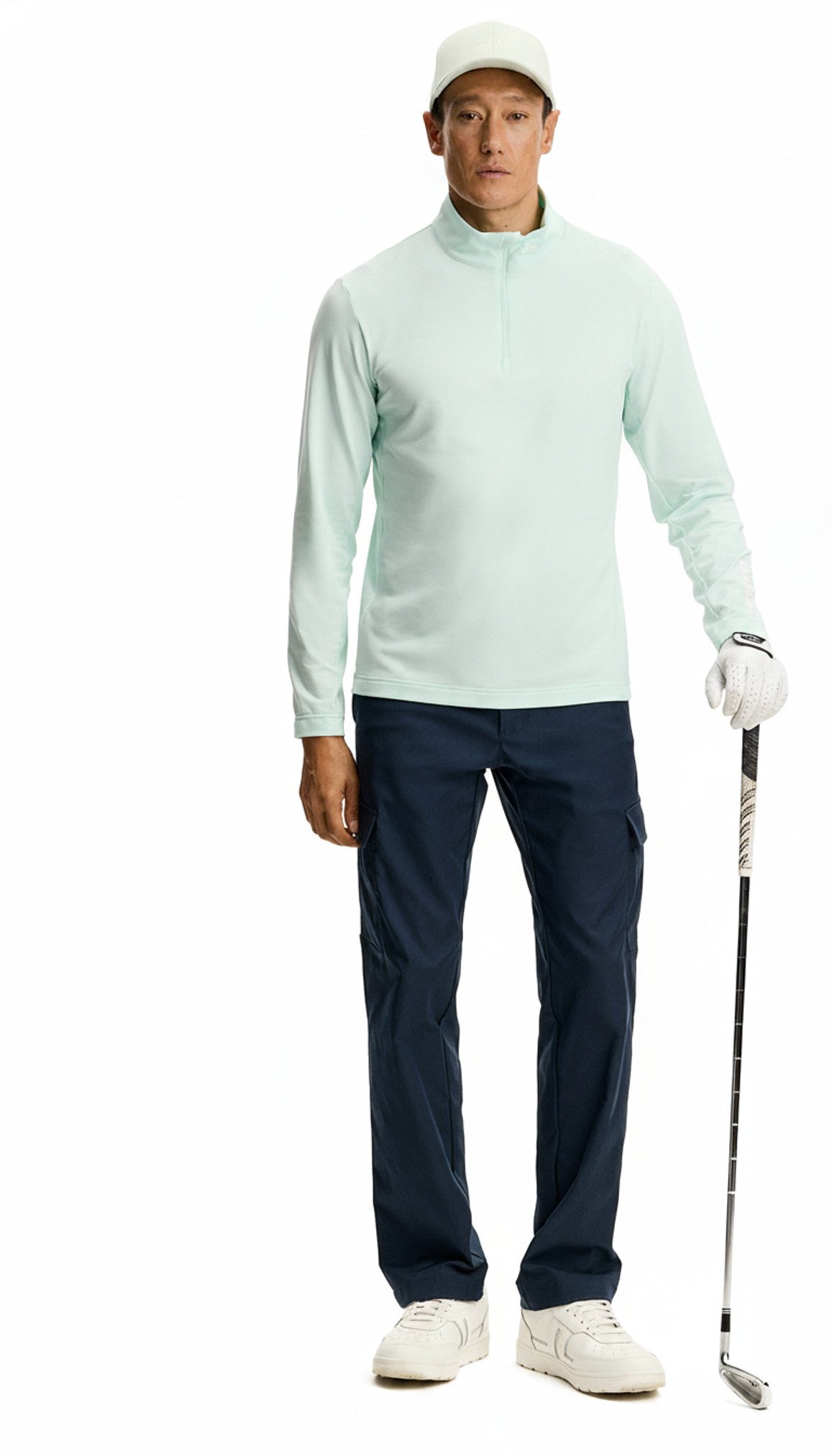 J.Lindeberg Tour Tech Mid Layer pánska mikina, Bay