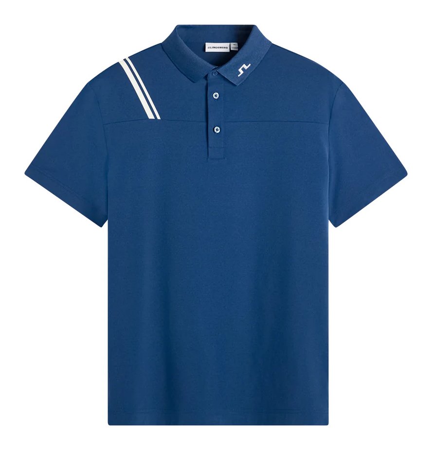J.Lindeberg Fred Polo pánske polo, Estate Blue
