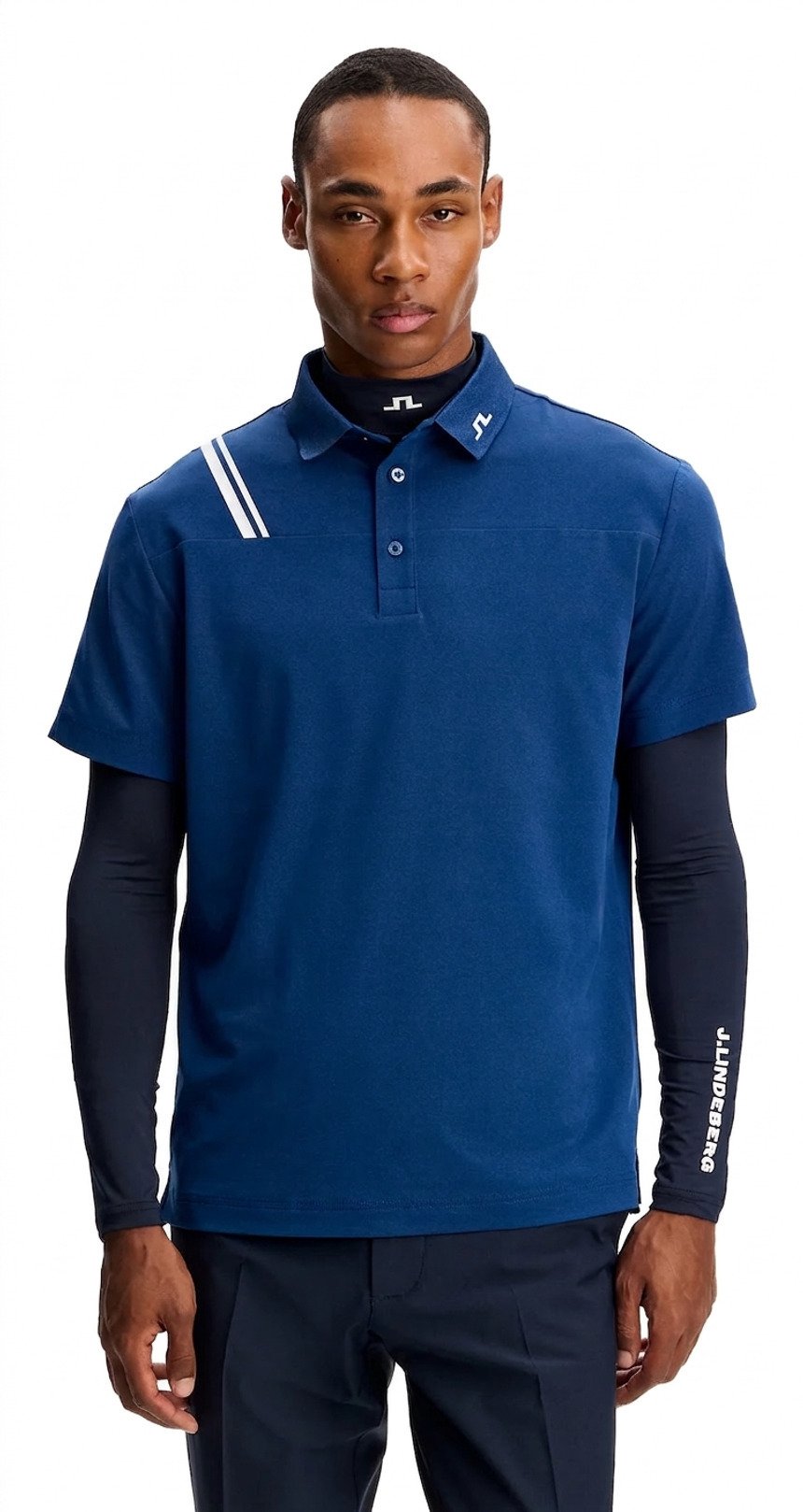 J.Lindeberg Fred Polo pánske polo, Estate Blue